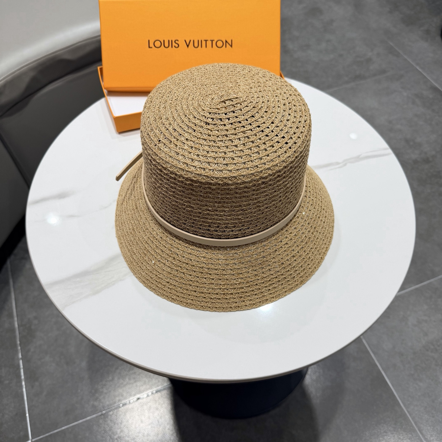 Louis Vuitton Straw Bucket Hat