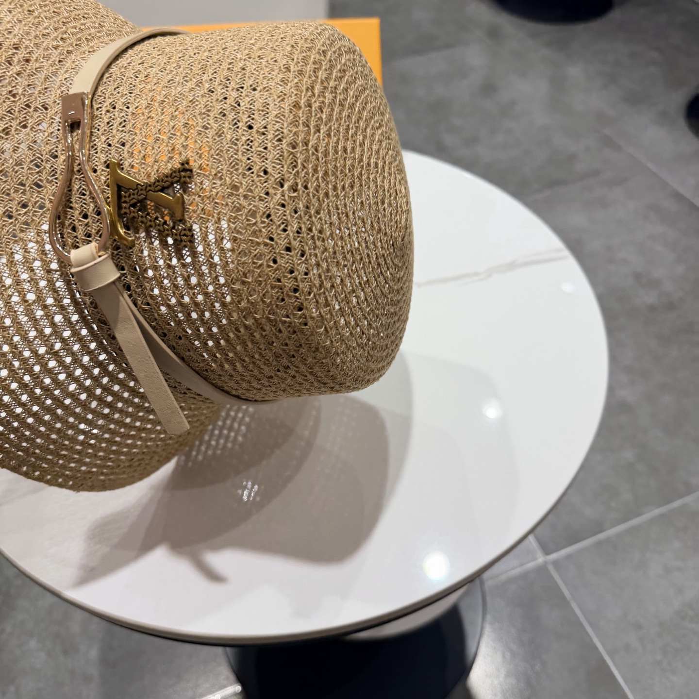 Louis Vuitton Straw Bucket Hat
