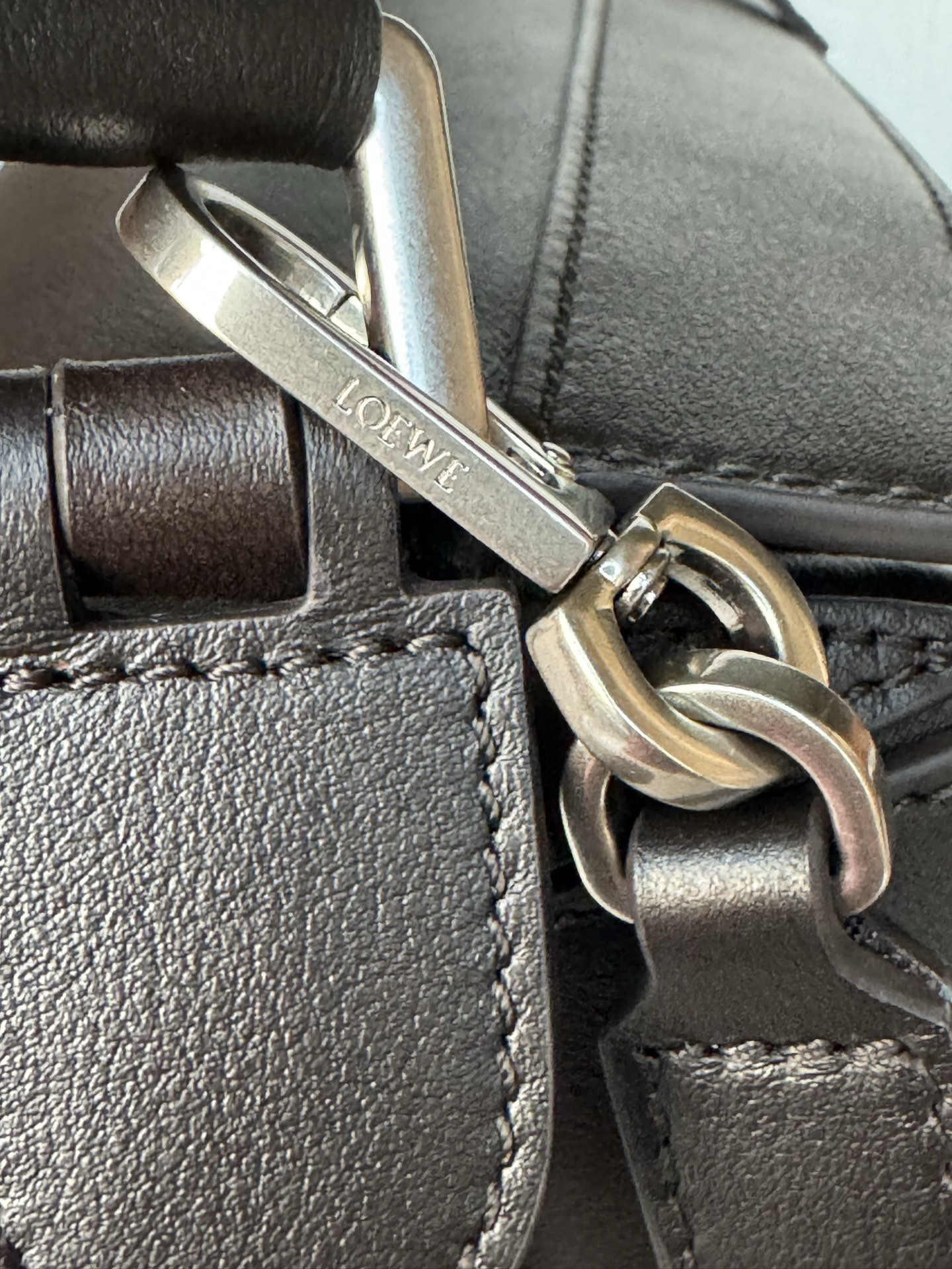 Loewe Panta Small Puzzle Bag in Shiny Calfskin 16.5x24x10.5cm