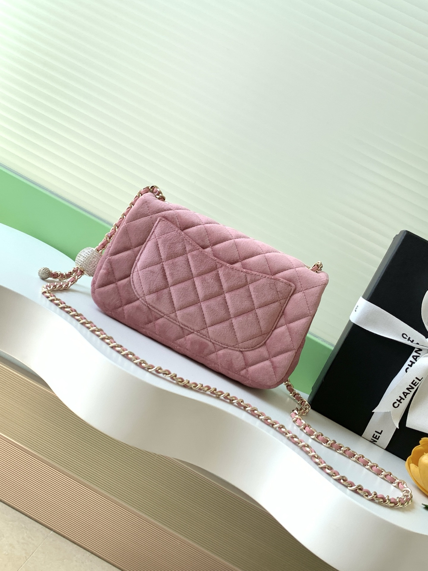 Ch**el MINI FLAP BAG 12×20×6 cm