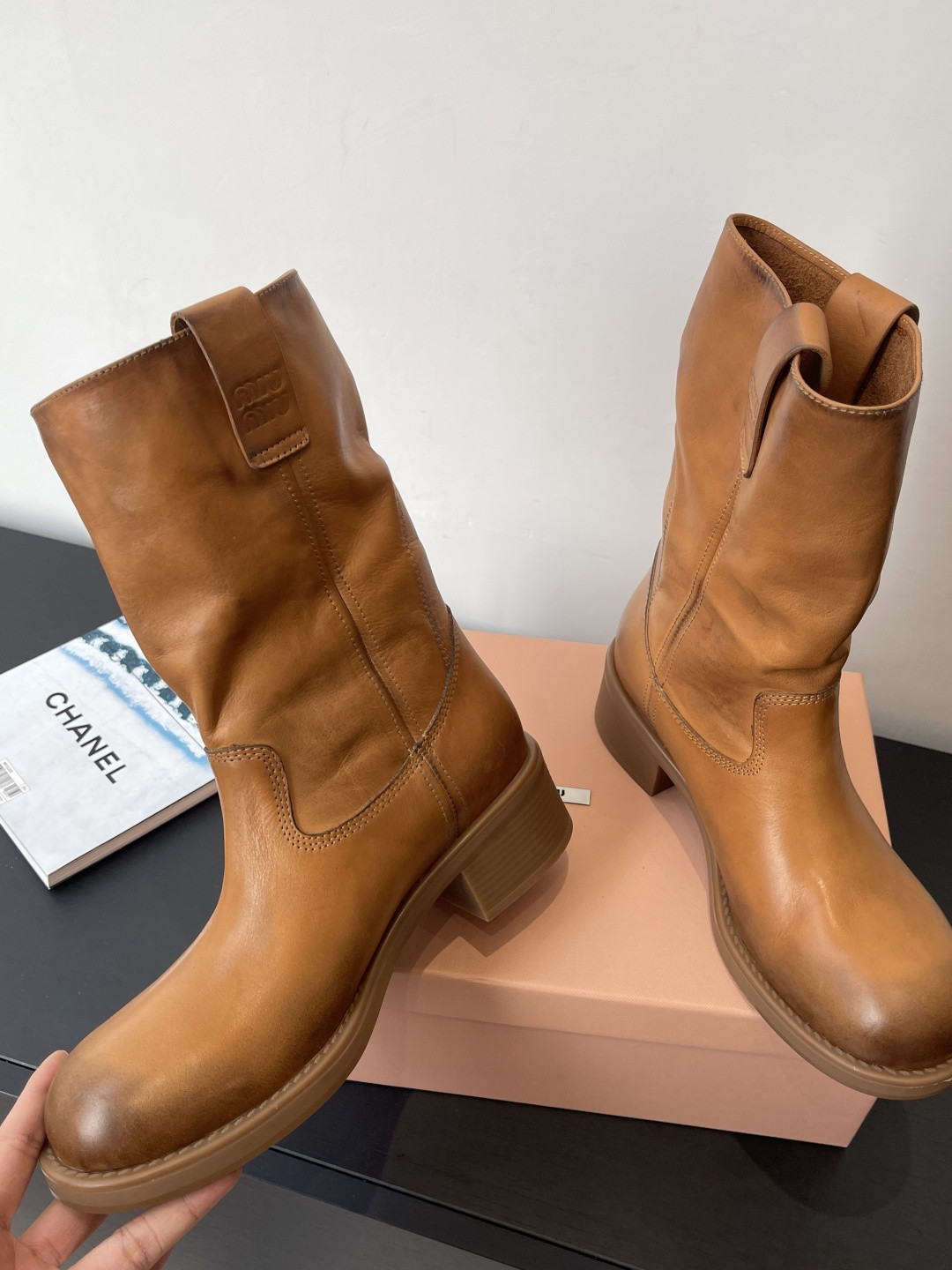 UA Miu Miu Ankle Boots