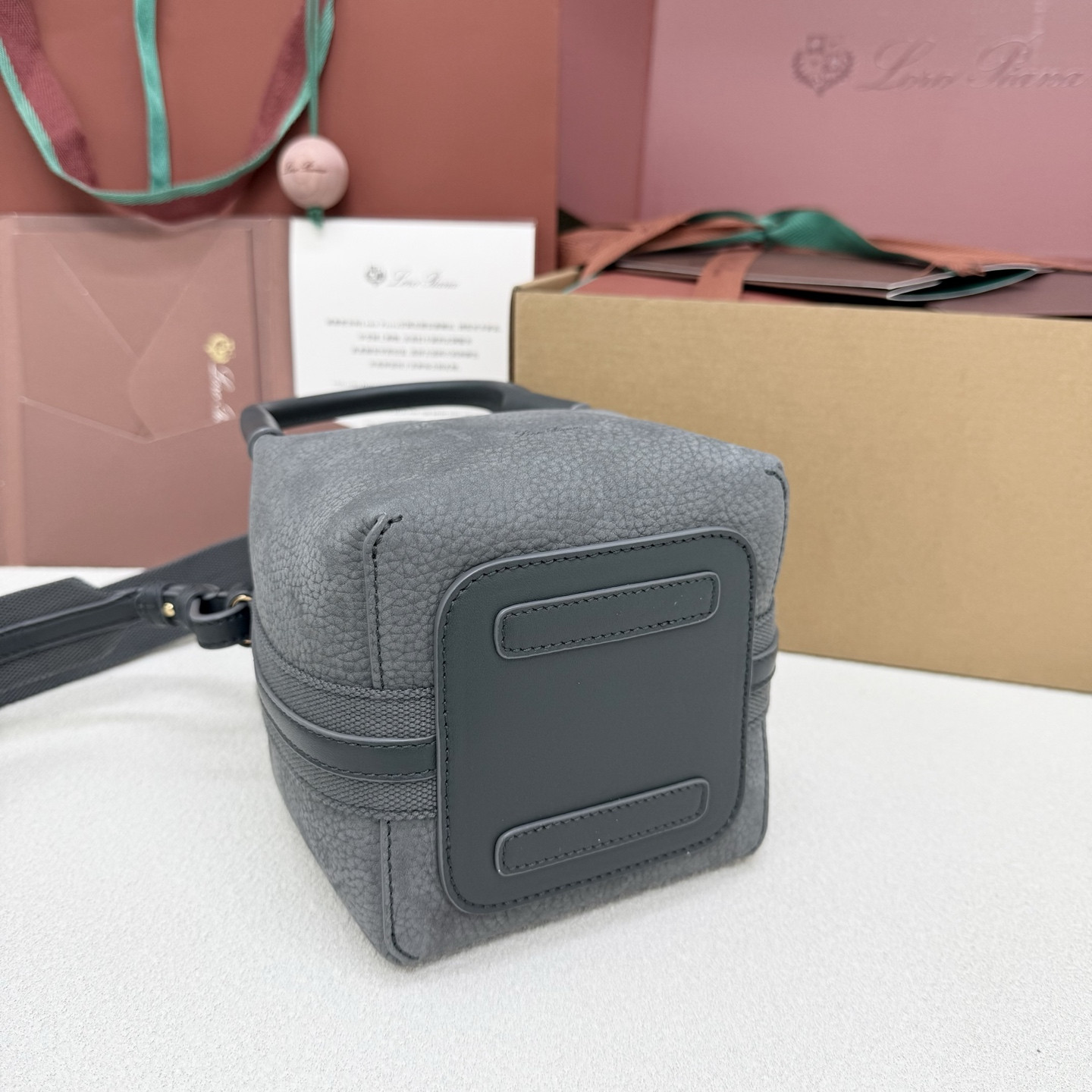 Loro Piana Micro Bale bag 13x13x16cm