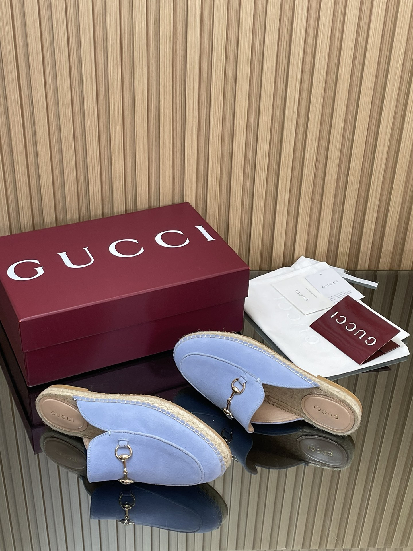 UA Gucci Espadrille Mule With Horsebit
