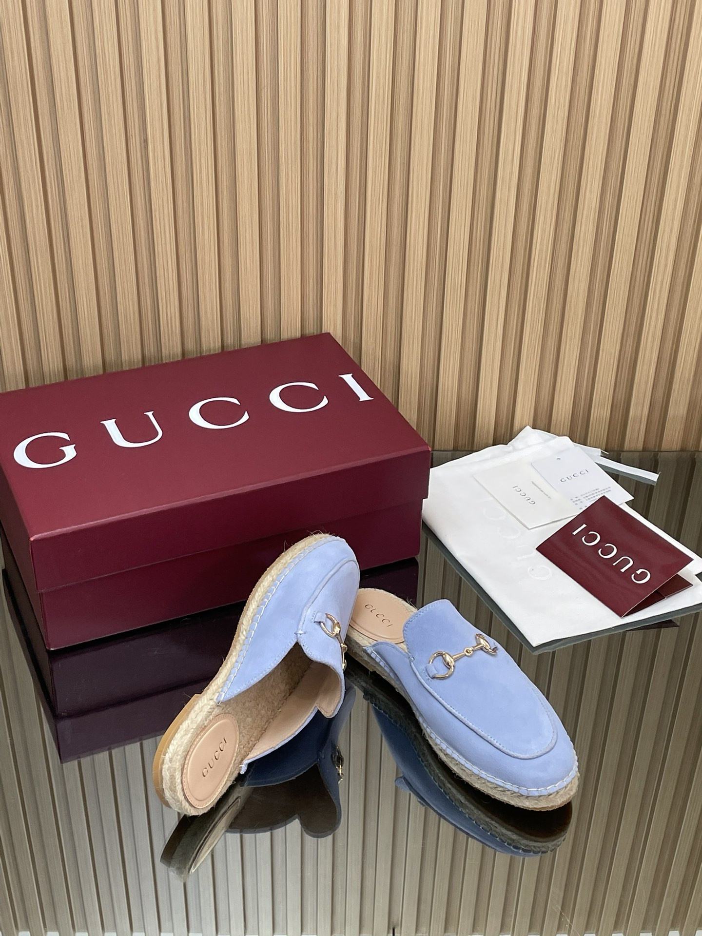 UA Gucci Espadrille Mule With Horsebit