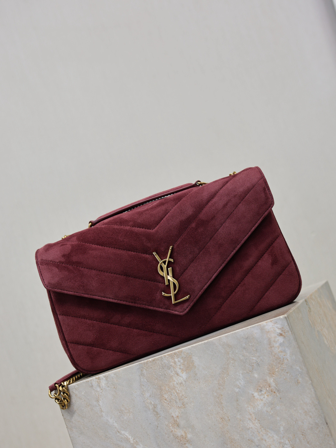 YSL LOULOU Medium in Suede 29x17x8cm