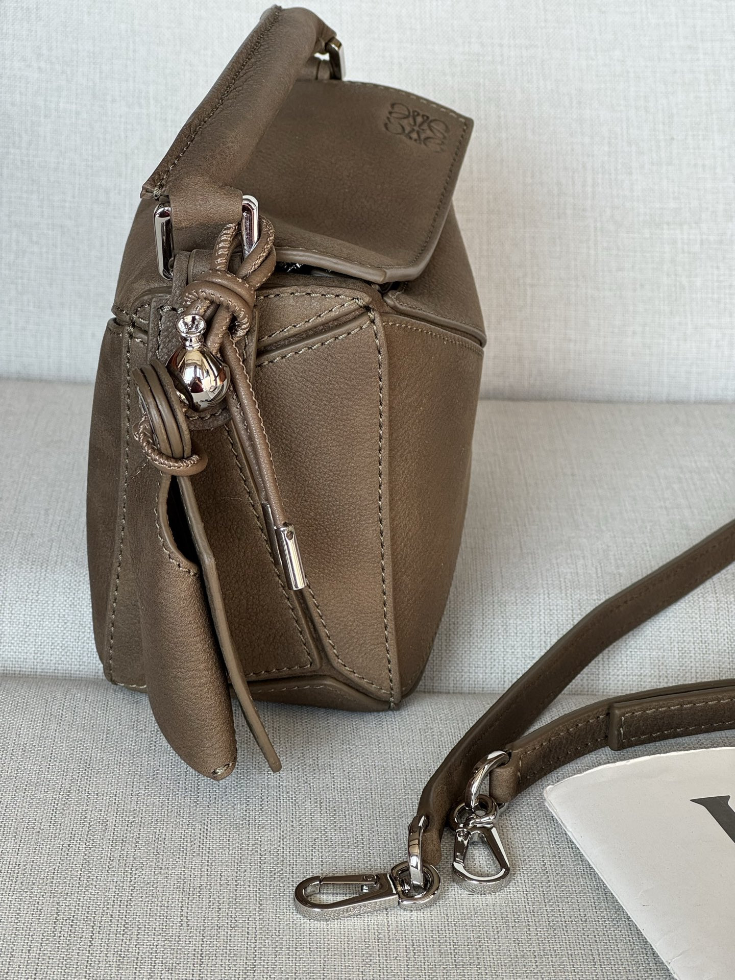 Loewe Mini Featherlight Puzzle bag 12.5x17.5x7.5cm