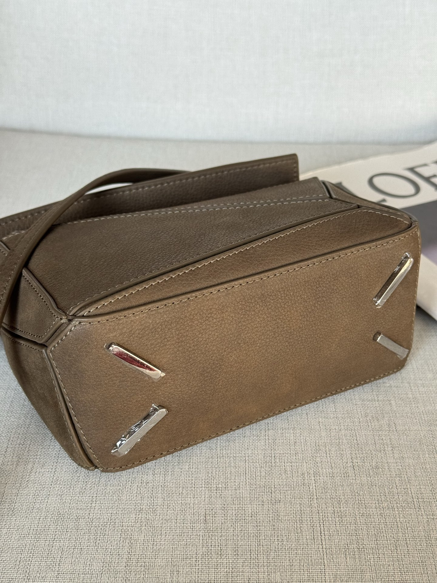 Loewe Mini Featherlight Puzzle bag 12.5x17.5x7.5cm