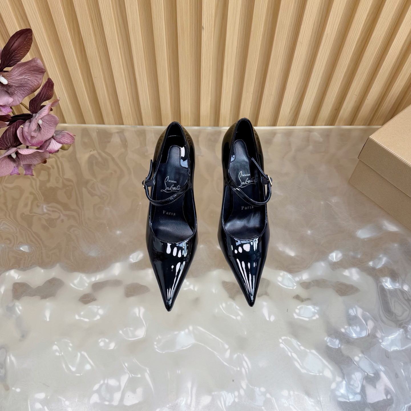 UA Christian Louboutin Mary Jane Pumps 15cm Heel