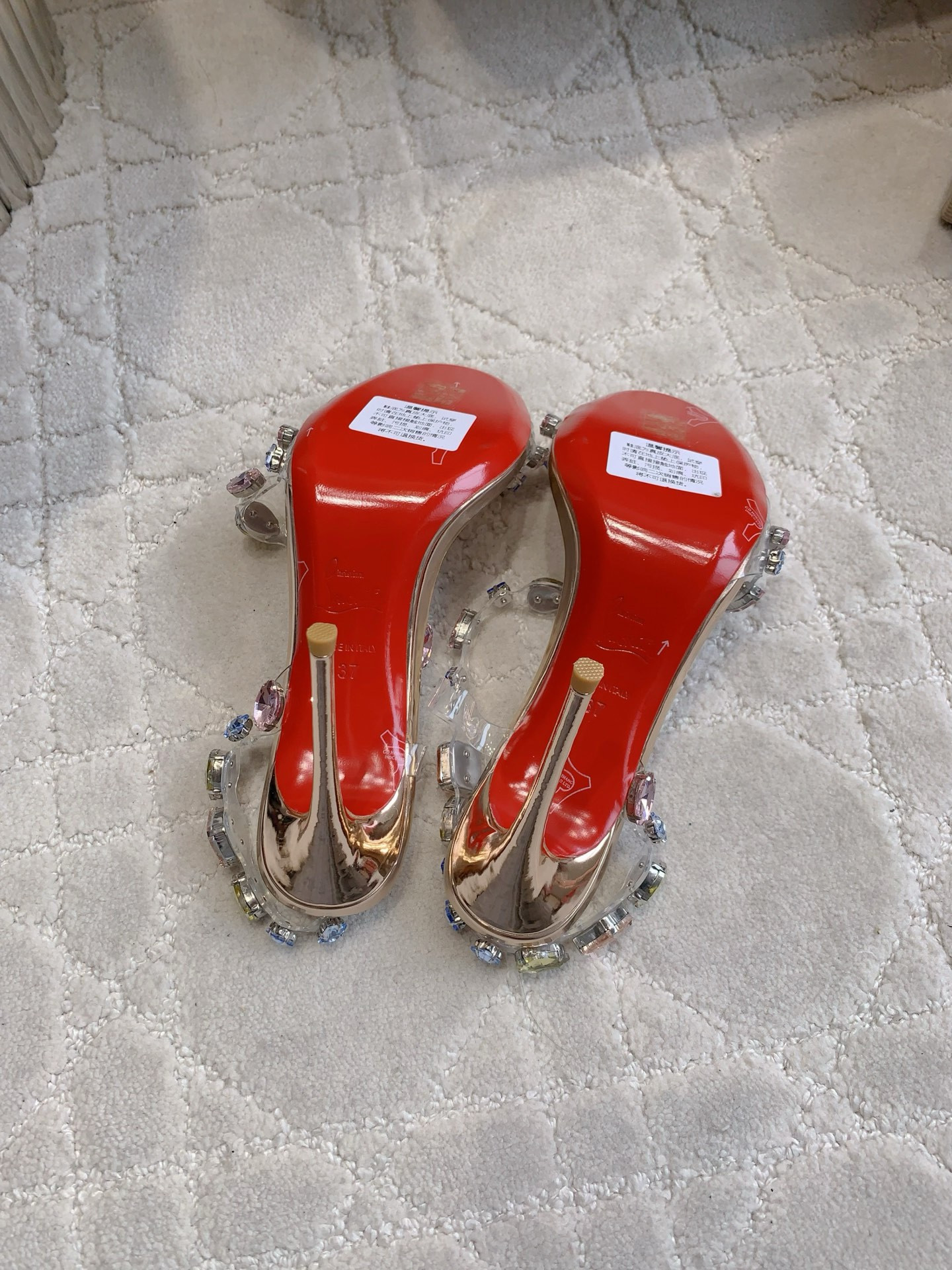 UA Christian Louboutin Rosa Z Jewel 9.5cm Heel