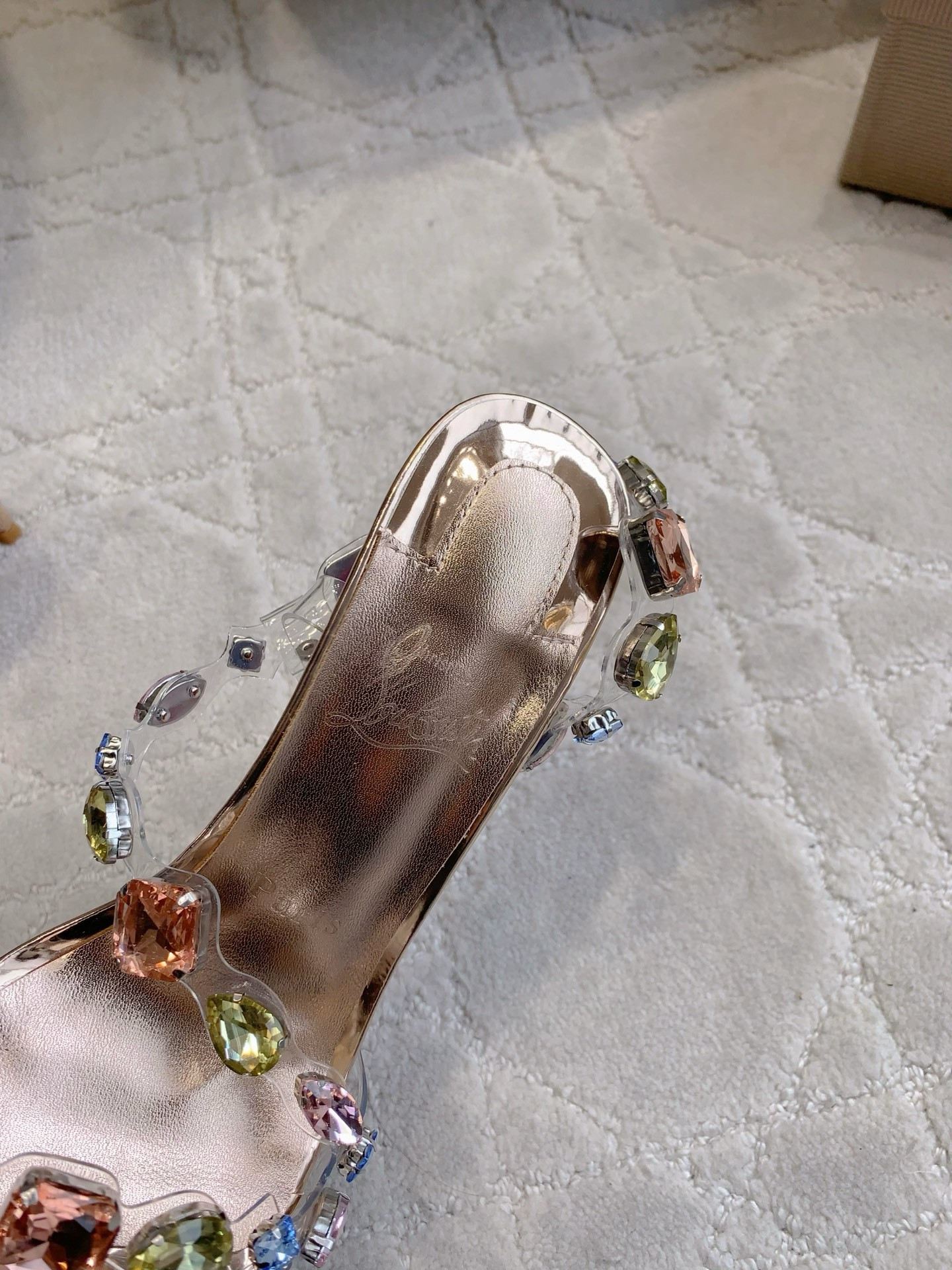 UA Christian Louboutin Rosa Z Jewel 9.5cm Heel