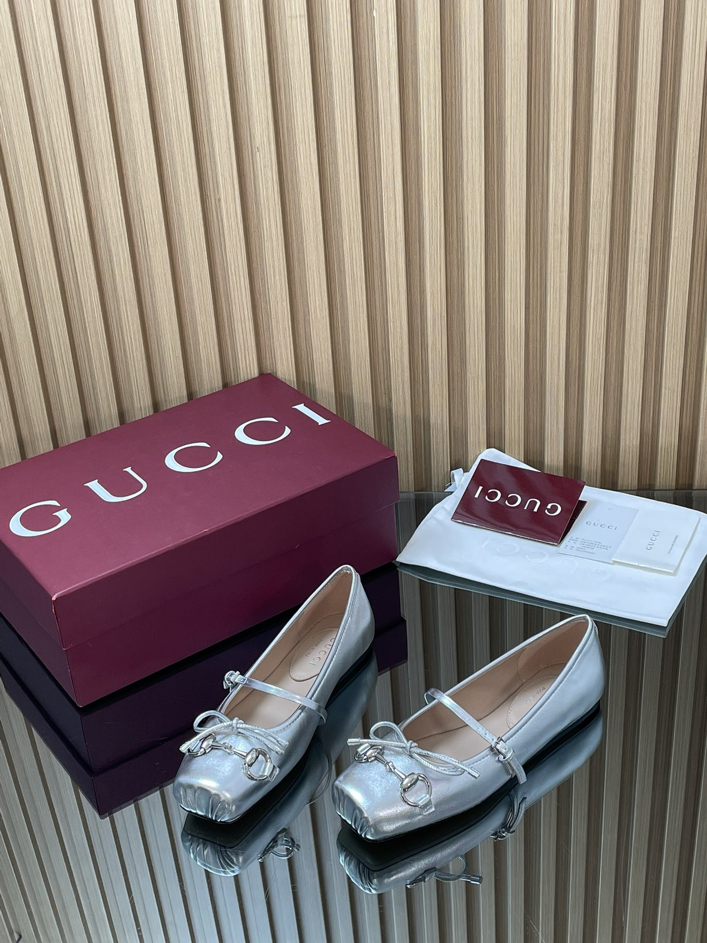 UA Gucci Horsebit Ballet Flat