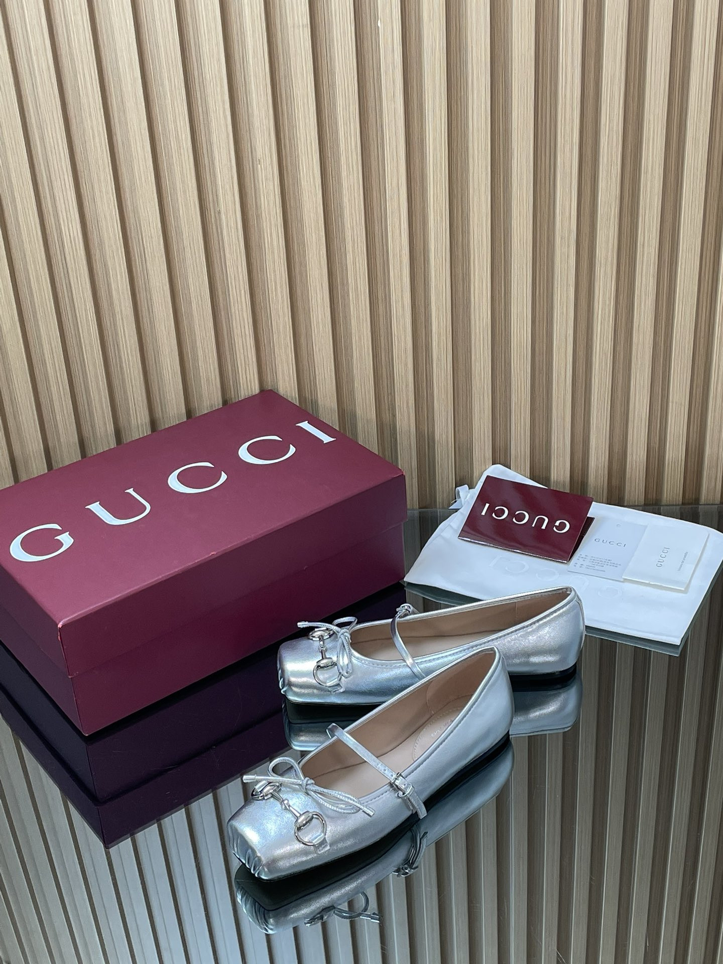 UA Gucci Horsebit Ballet Flat