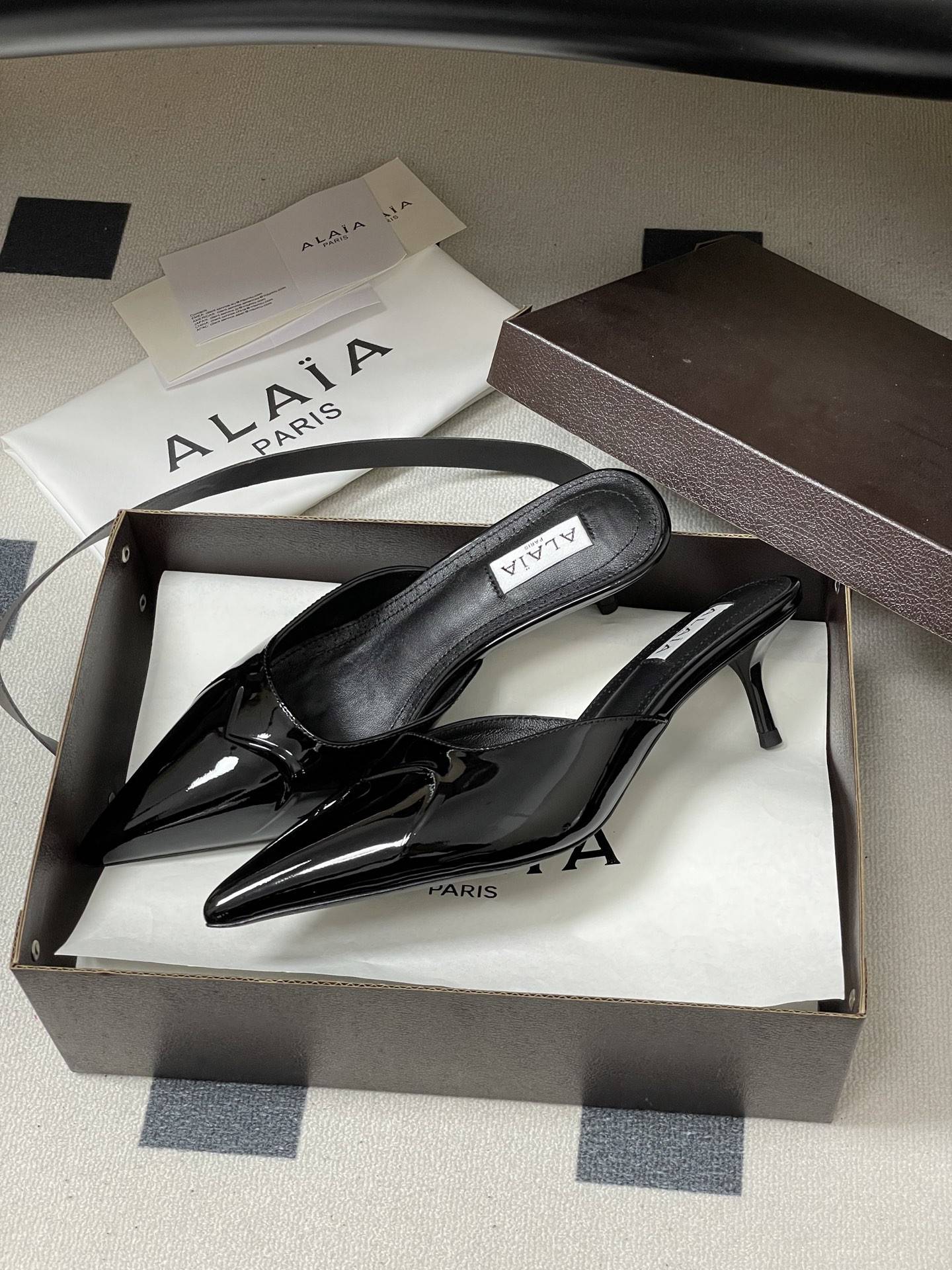 UA Alaïa Le Cœur 3D Mules 6.5cm Heel