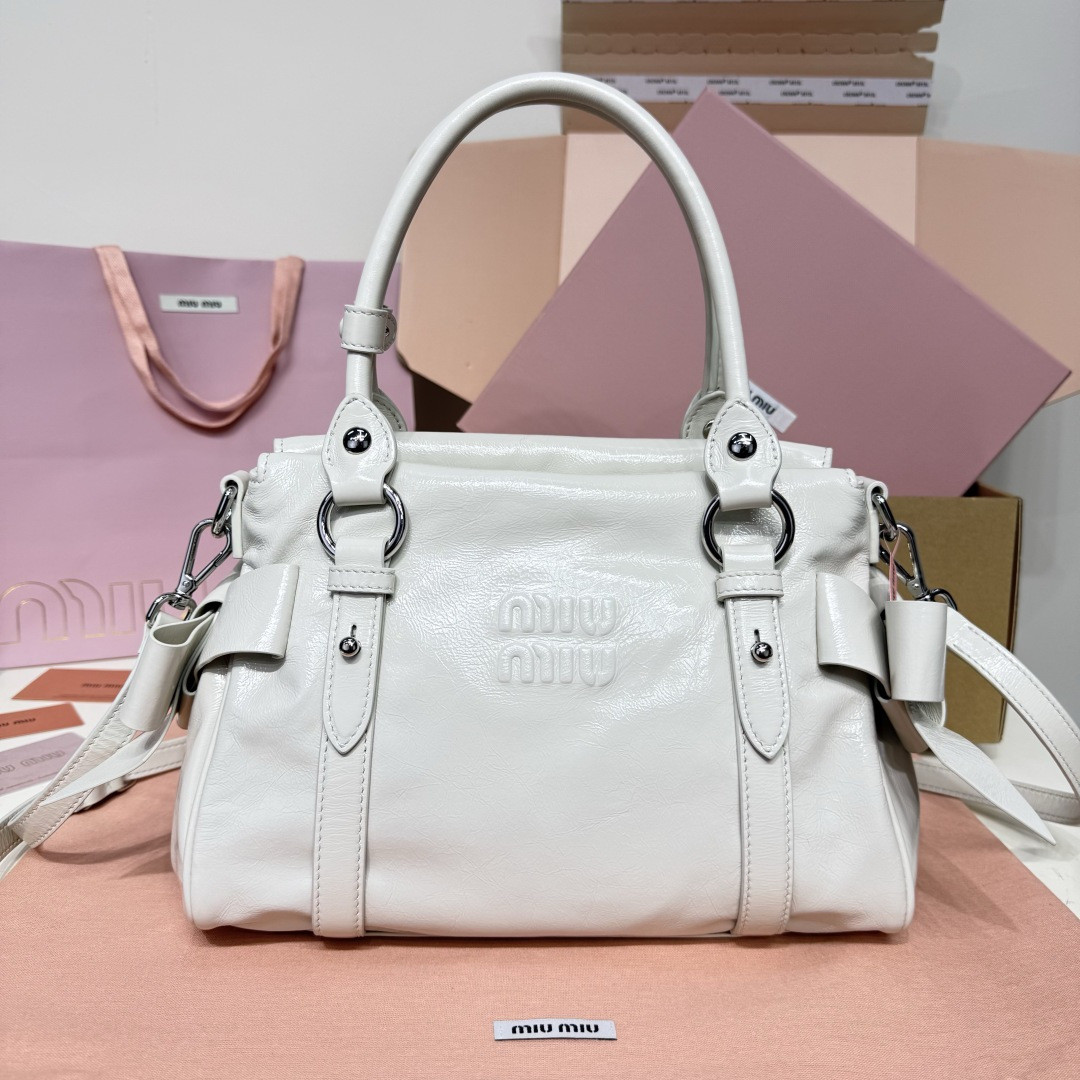 Miu Miu Motorcycle Bag 5BA327 27x22x13cm