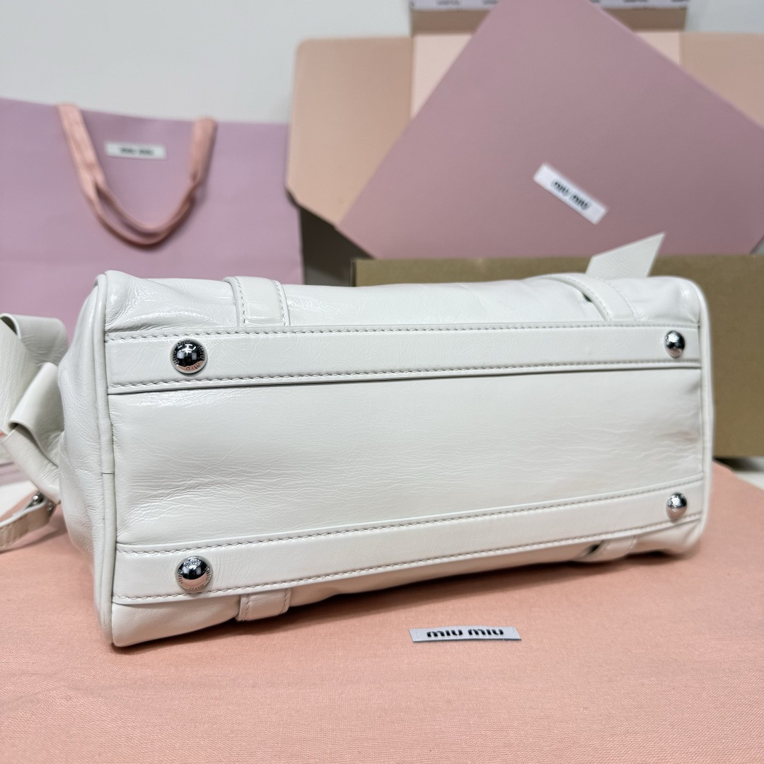 Miu Miu Motorcycle Bag 5BA327 27x22x13cm