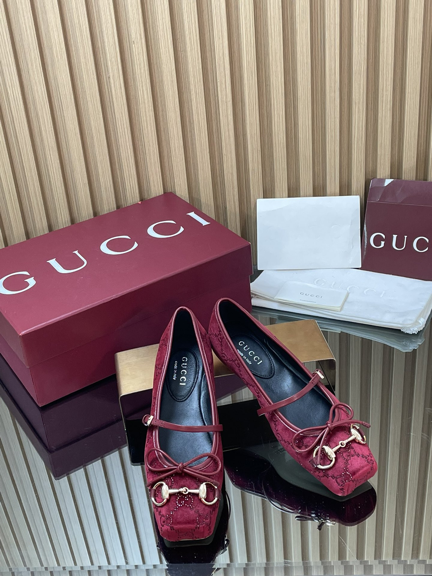 UA Gucci Horsebit Ballet Flat