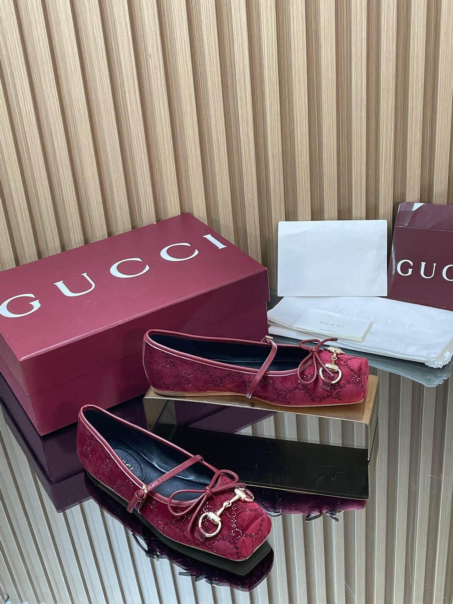 UA Gucci Horsebit Ballet Flat