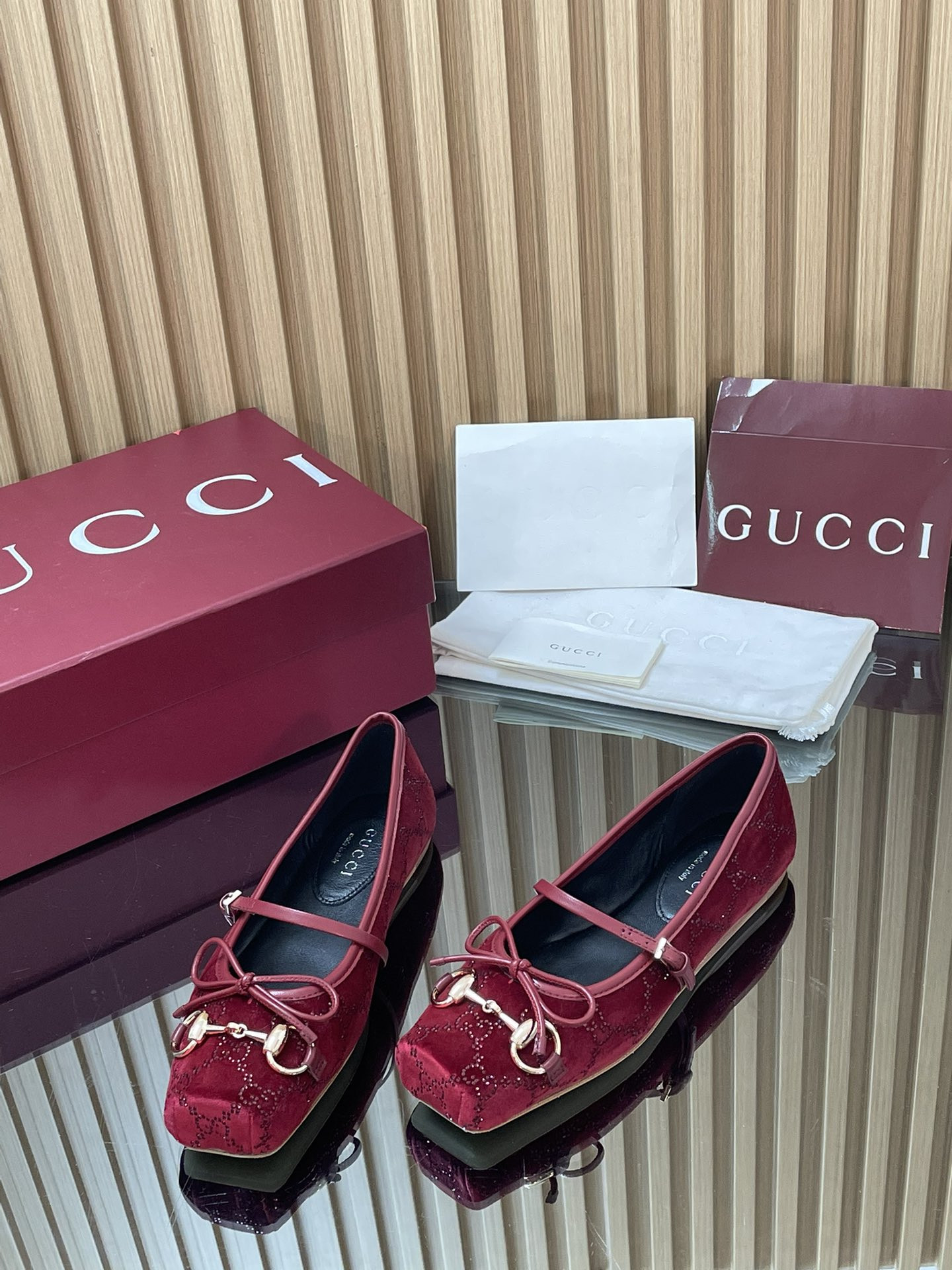 UA Gucci Horsebit Ballet Flat