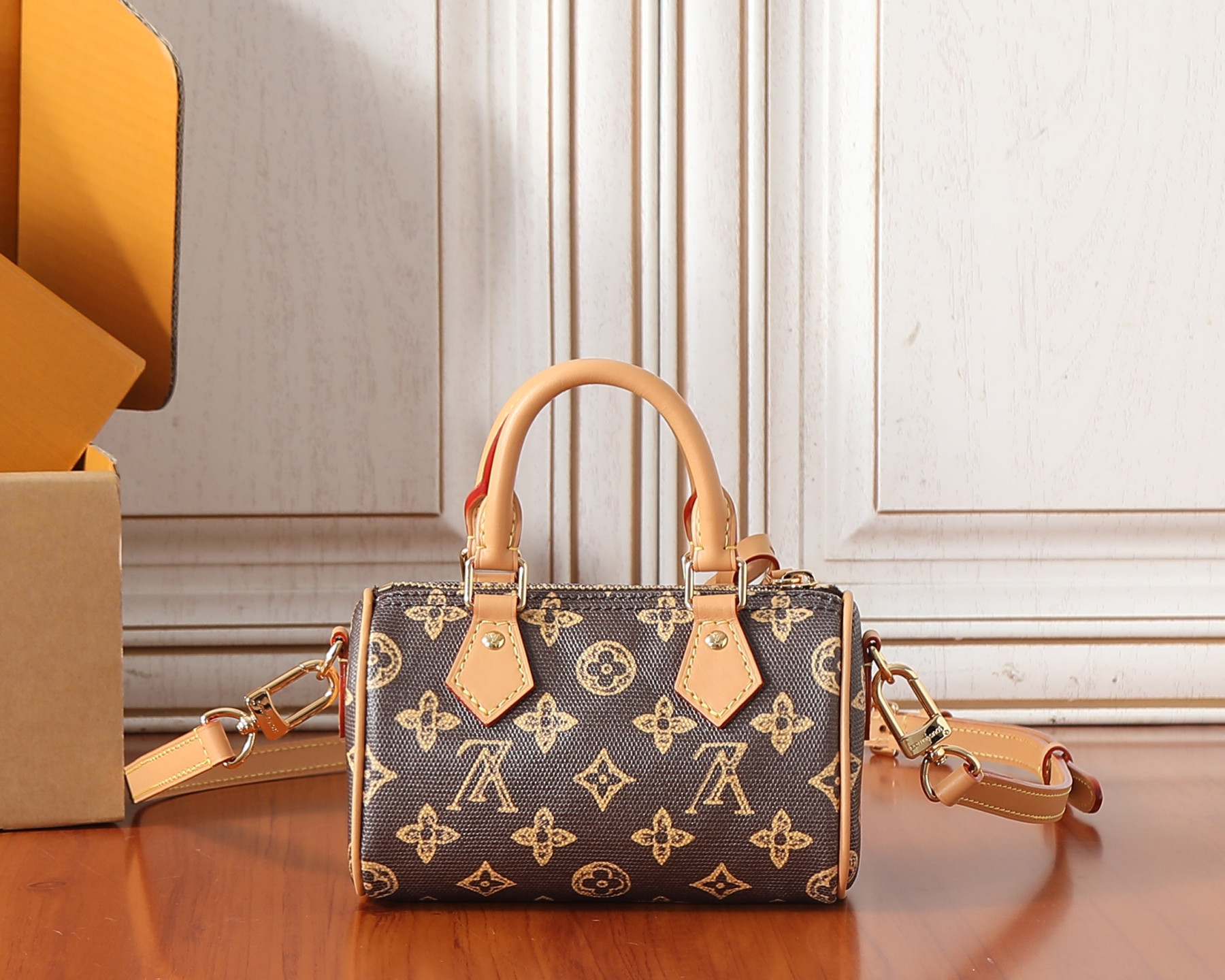 LV NANO SPEEDY Handbag M27610 10x7.5x16cm
