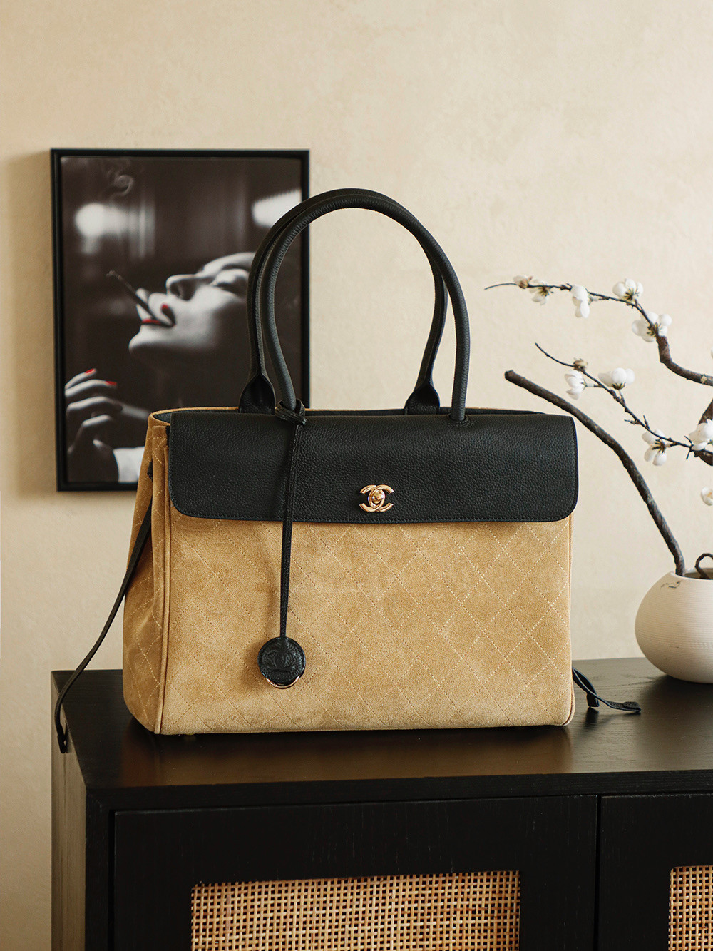 Chanel Boston Bag 16x37x29cm