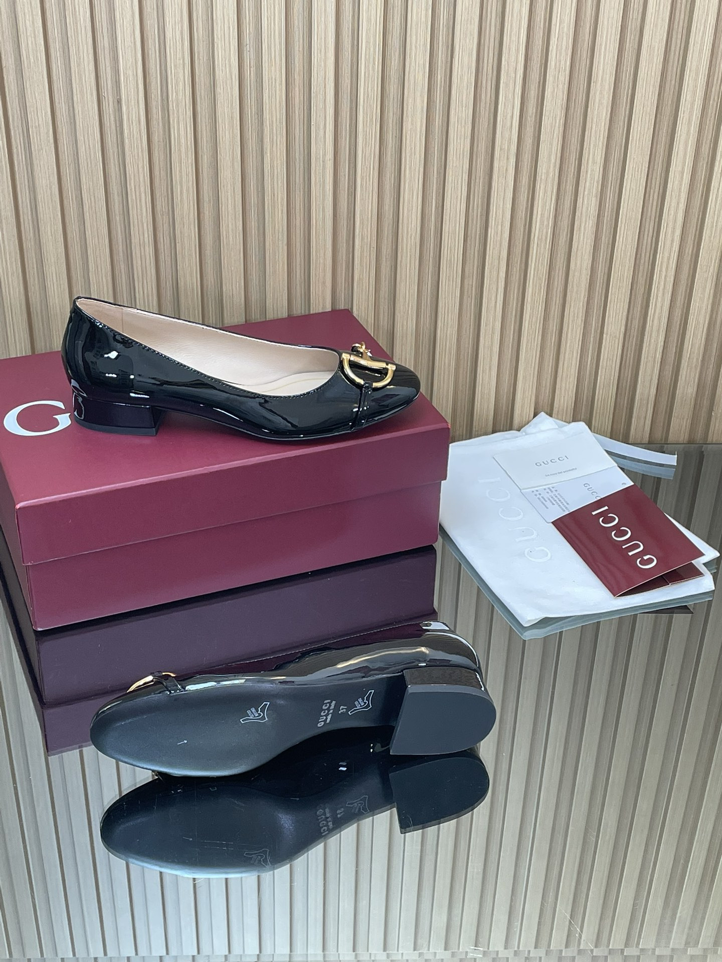 UA Gucci Ballet Flat With Half Horsebit