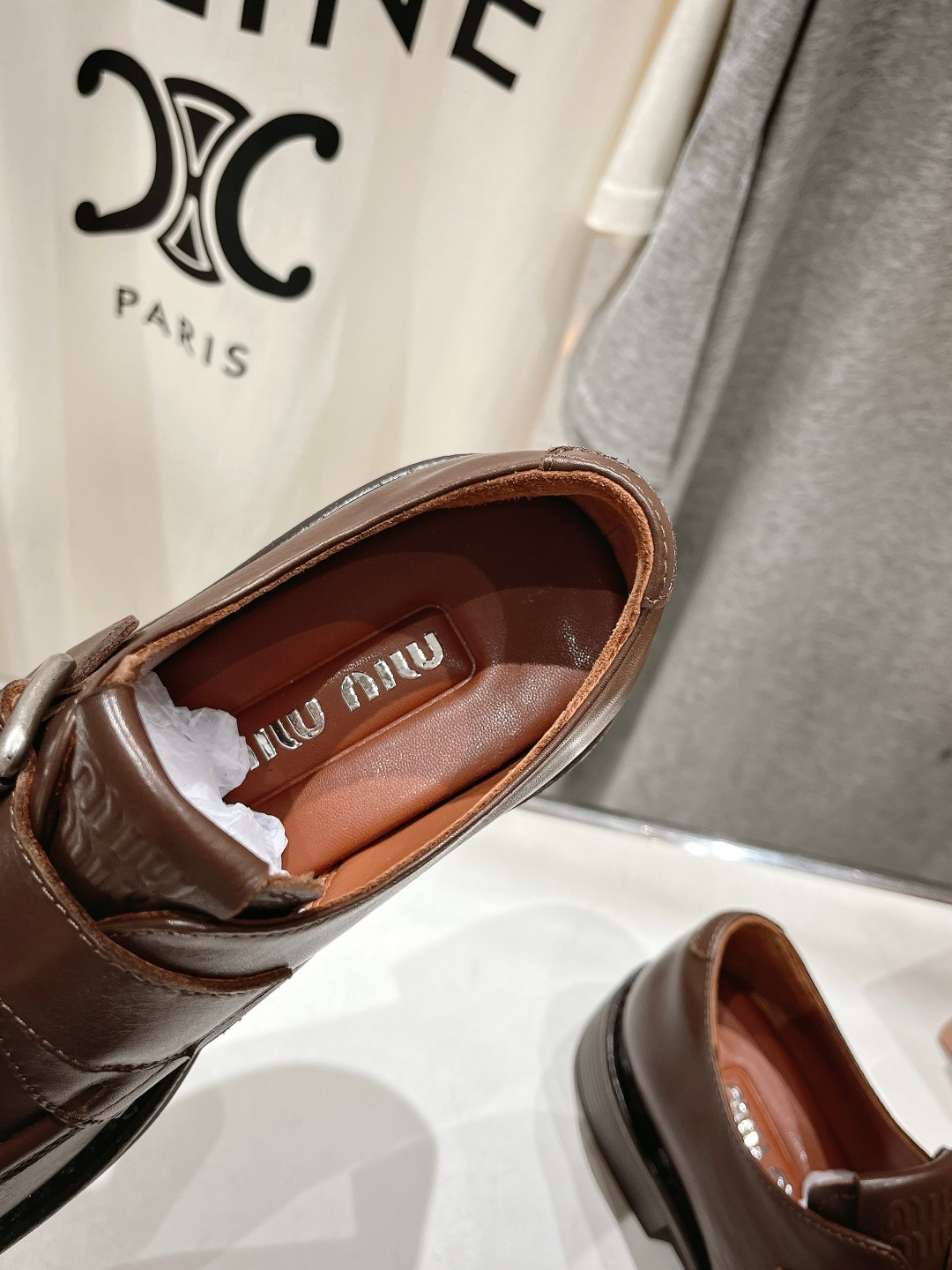 UA Miu Miu Monk Strap Loafer