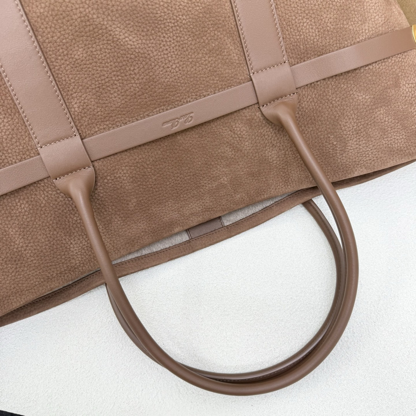 L0r0 P1ana large ghiera shopper 40x26x18cm