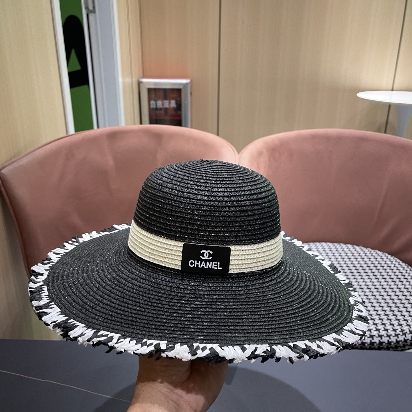 Ch**el straw hat