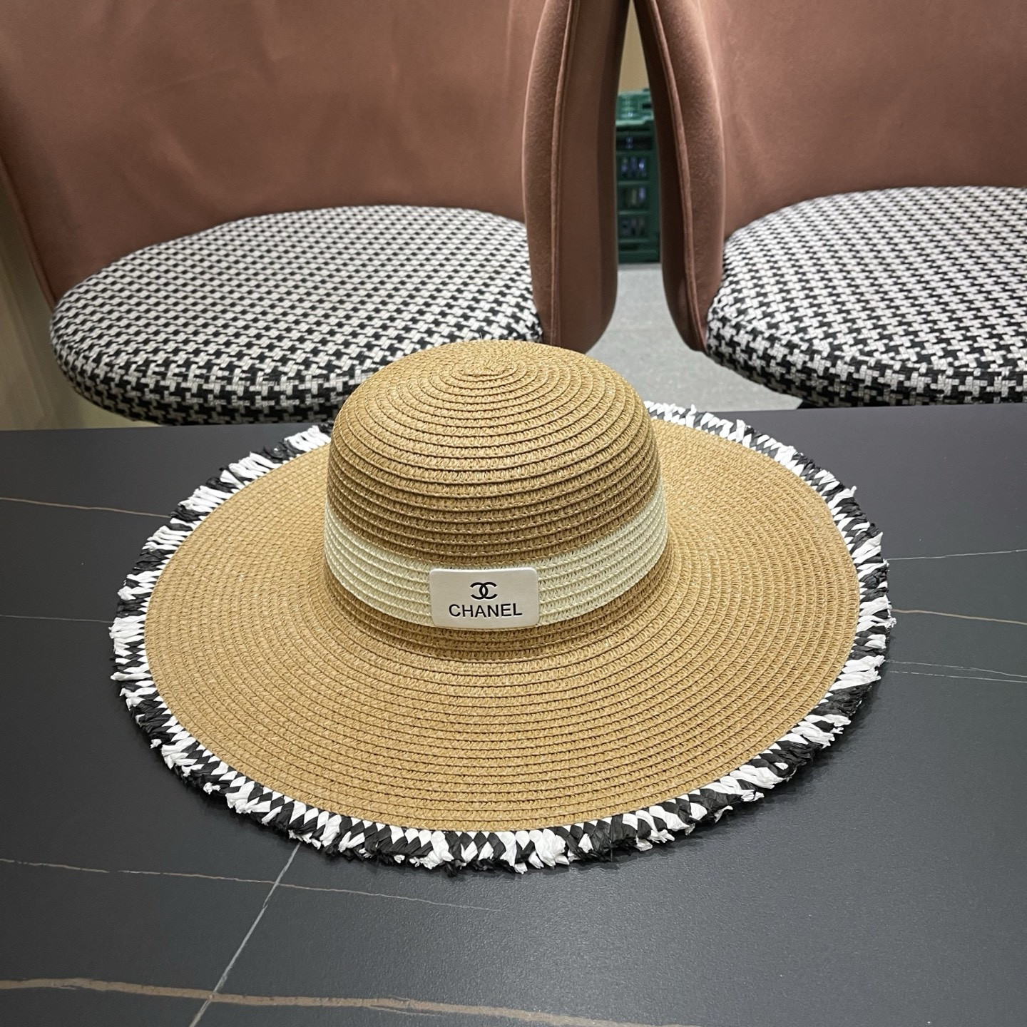 Ch**el straw hat