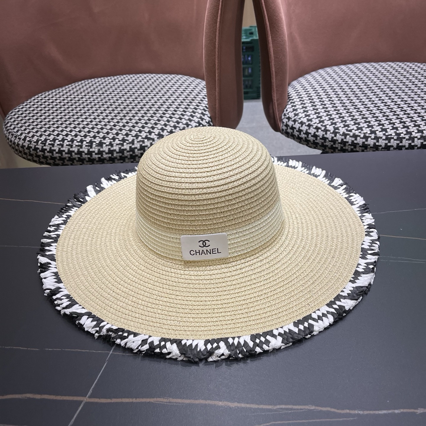 Ch**el straw hat