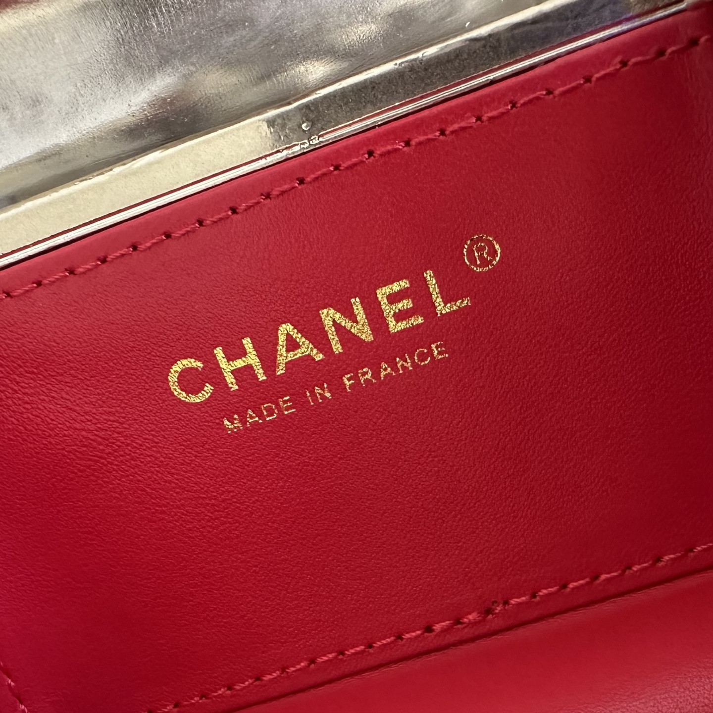 Ch**el Small 2.55 Minaudiere AS6276 11x12.5x5cm