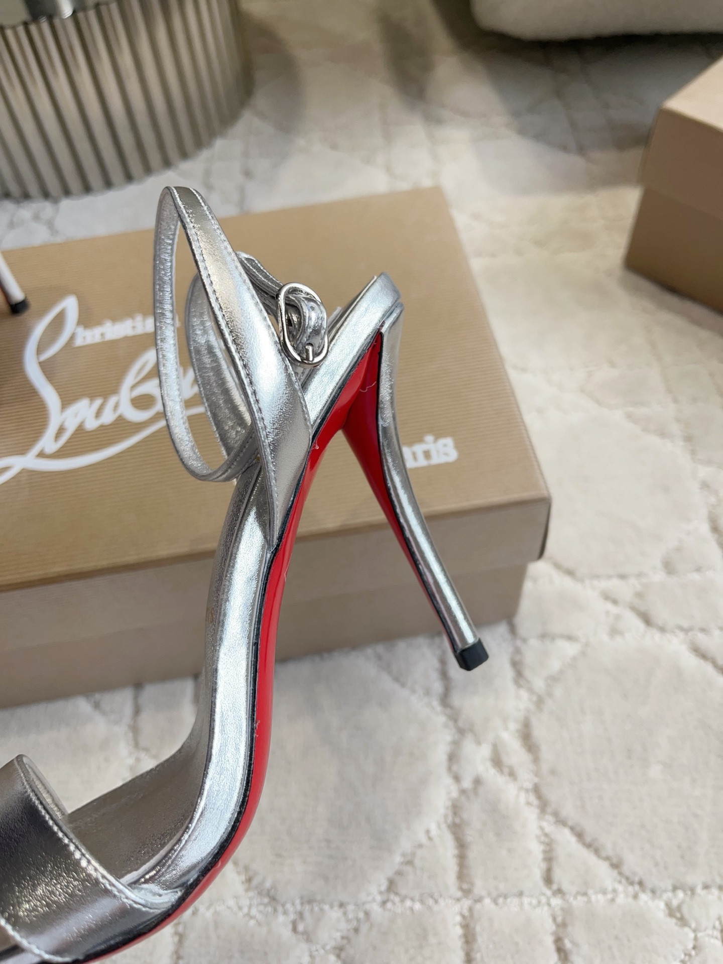UA Chr1st1an Louboutin 100mm Sandals