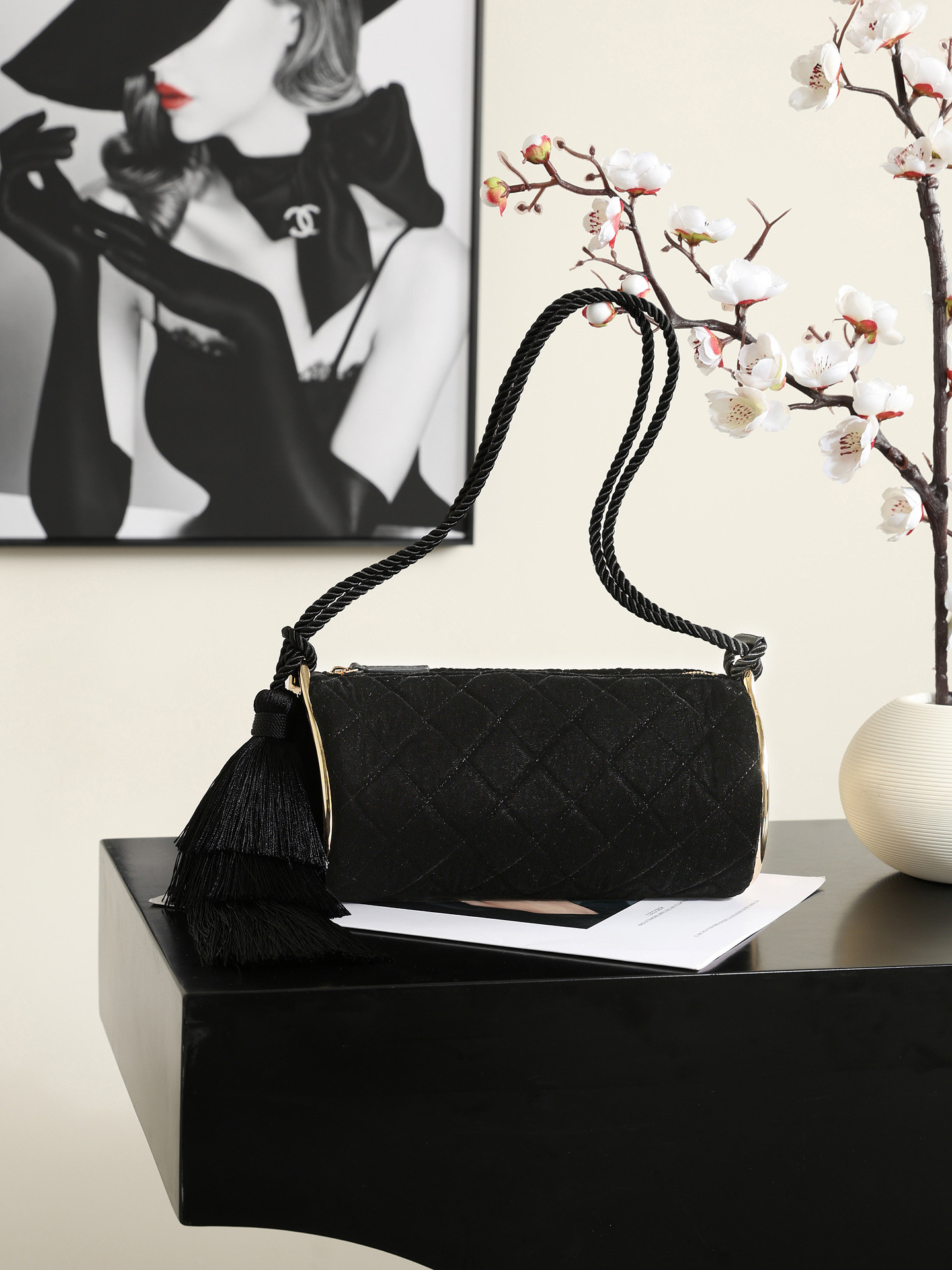 Ch**el Clutch with Strap AP5310 12x23x12cm