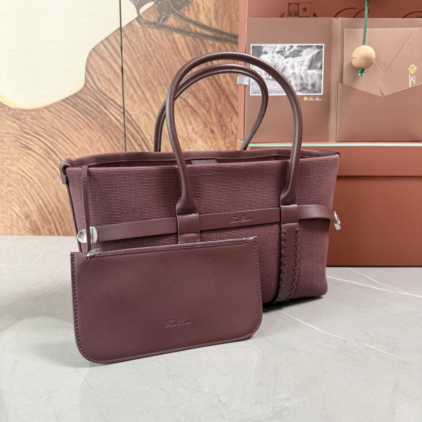 L0r0 P1ana Small Ghiera Shopper 28x19x12cm