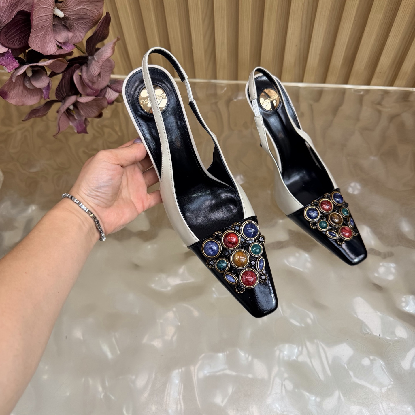 UA Y51 ICELAND Slingback 10.5cm Heel