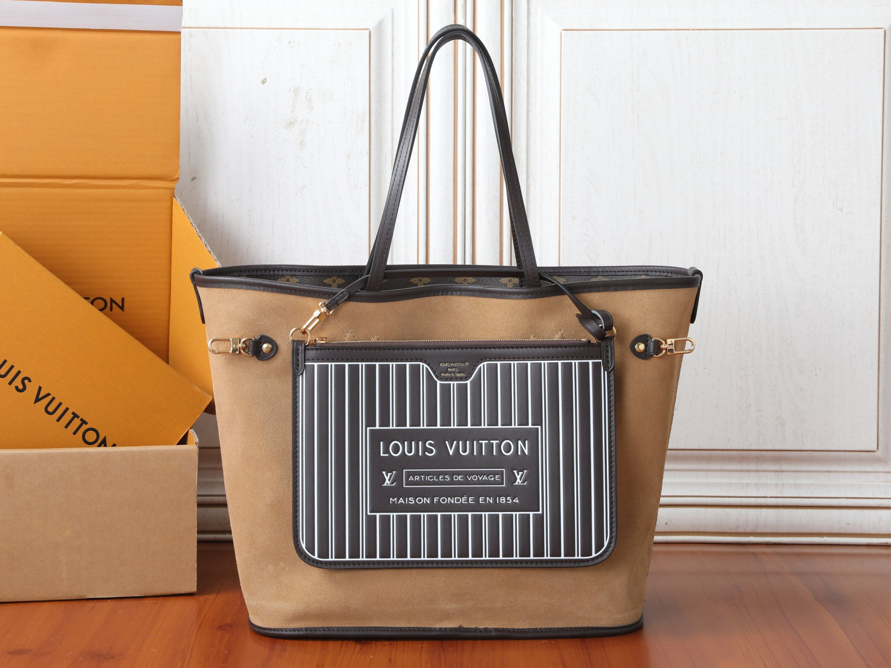 LV Neverfull Inside Out MM M29973 31x28x14cm Without Box