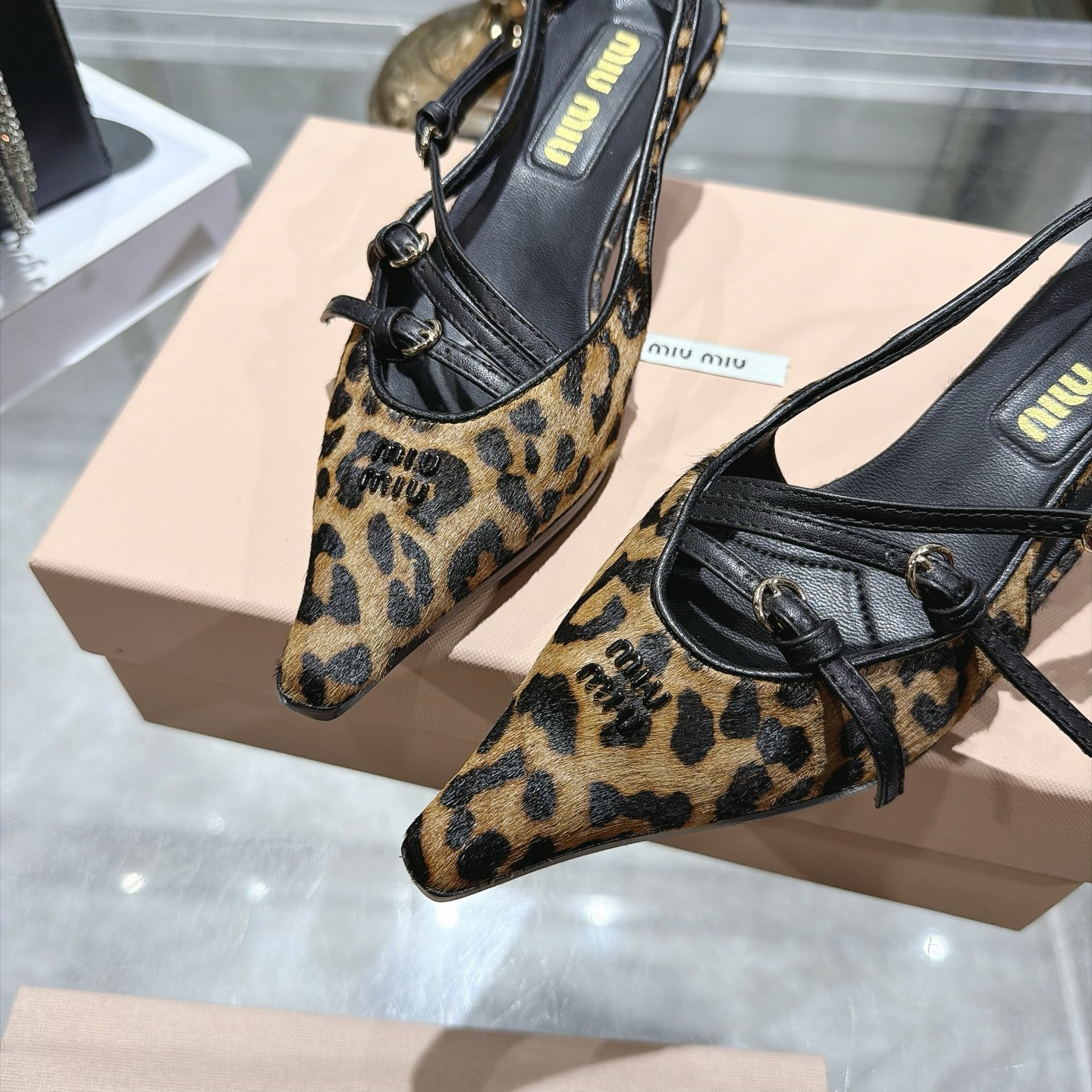 UA M1v M1v Crocodile Embossed Slingback Pumps